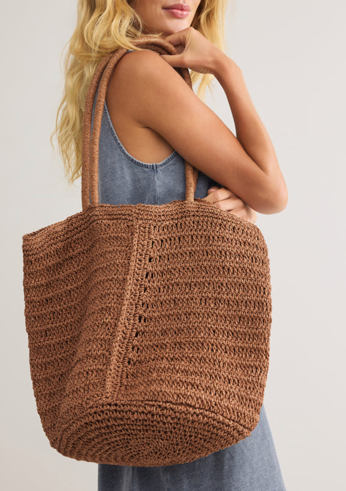 Z SUPPLY LAS LOMAS STRAW BAG – Indigo