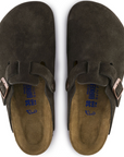 BIRKENSTOCK BOSTON SOFT FOOTBED SUEDE - NARROW
