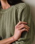 MARINE LAYER MINA POINTELLE SWEATER