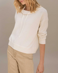 ALASHAN COTTON CASHMERE TERRY STITCH COWL NECK