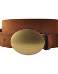 MOST WANTED USA SUEDE STRAP WITH HORIZONTAL OVAL BUCKLE
