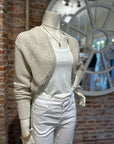 AUTUMN CASHMERE MESH SHRUG
