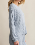 Z SUPPLY DAYDREAM RIB LS TOP