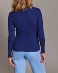 ALASHAN CASHMERE COTTON CASHMERE BLAIR RIB CREW