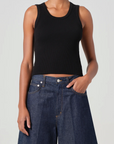 AGOLDE SHRUNKEN POPPY TANK