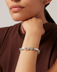 JENNY BIRD LOIRE BRACELET SILVER (M)