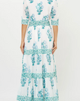 OLIPHANT V NECK CUFFED MAXI