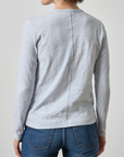 LILLA P BACK SEAM LONG SLEEVE CREW NECK