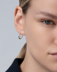 JENNY BIRD SILVER MINI COLETTE HOOP EARRINGS