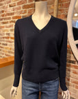 WHITE & WARREN CASHMERE CORE V-NECK