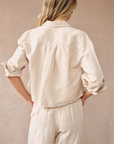BELLA DAHL OVERSIZED CROPPED SHACKET
