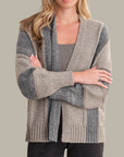 525 AMERICA EVERLY MIXED MARL COCOON CARDIGAN