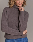 ALASHAN CASHMERE MERINO EDEN FOLD OVER TURTLENECK