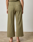 LILLA P SEAMED WIDE LEG PANT