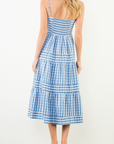 THML BONNIE GINGHAM MIDI DRESS