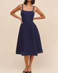 BELLA DAHL APRON MIDI DRESS