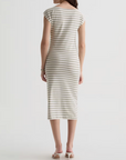 AG AJA SIDE PLEAT T-SHIRT DRESS