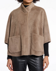 RINO & PELLE DEWI FAUX FUR CAPE