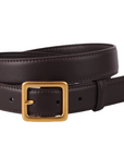 MOST WANTED USA BASIC SQUARE BUCKLE LEATHER BELT