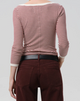 CITIZENS OF HUMANITY BOAT NECK SLIM TEE