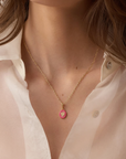 GORJANA POWER GEMSTONE LOVE PARKER CHARM ROSE QUARTZ