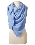 ALPINE CASHMERE RUFFLE TRIANGLE WRAP