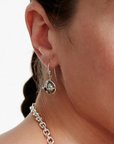 CHAN LUU CHARLOTTE EARRINGS GREY PEARL MIX