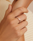 GORJANA PARKER LINK RING SILVER (SIZE 8)