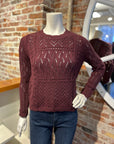 AUTUMN CASHMERE STITCHERY PATCHWORK CREW