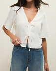 Z SUPPLY LA BELLE LINEN TOP