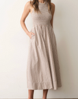 MARINE LAYER DARCY SEERSUCKER MAXI DRESS