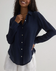 BELLA DAHL CLEAN FRONT BUTTON DOWN