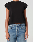 AGOLDE BRYCE CAP SLEEVE TEE
