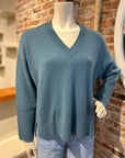 ALASHAN CASHMERE DEVIN HI LOW V NECK