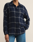 Z SUPPLY RIVER PLAID BUTTON UP