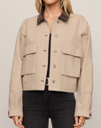 Z SUPPLY REY CROPPED CHORE JACKET