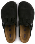 BIRKENSTOCK BOSTON SOFT FOOTBED SUEDE - NARROW