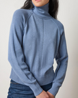 LILLA P RELAXED TURTLENECK SWEATER