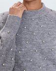 PISTOLA AURA RELAXED CREW NECK SWEATER