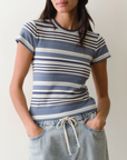 MARINE LAYER LEXI RIB CREW TEE