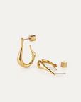 JENNY BIRD GOLD COLETTE HOOPS SMALL