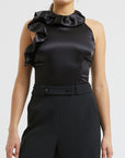 FRENCH CONNECTION ADORA SATIN TOP