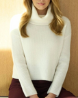 ALASHAN CASHMERE GREER SHAKER TURTLENECK