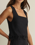 Z SUPPLY CHARLENE EMBROIDERY TOP