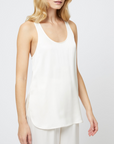 FRENCH CONNECTION ENNIS SATIN TANK TOP