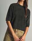MIOU MUSE FLUFFY CROPPED SWEATER