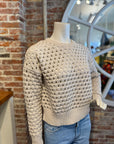 AUTUMN CASHMERE MESH CREW