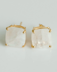ELLI PARR EMMY STUDS - RAINBOW MOONSTONE