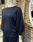 AUTUMN CASHMERE PUFF 3/4 SLEEVE CREW