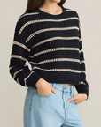 Z SUPPLY ESTERO STRIPE SWEATER